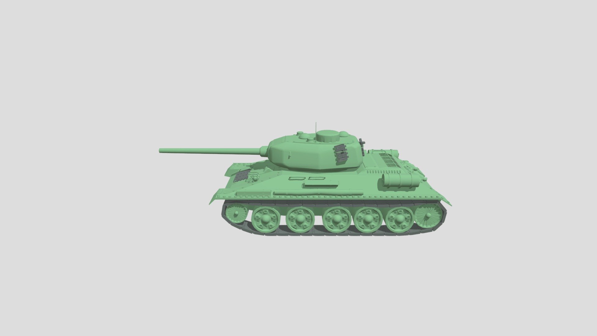 T-34-85-tank (1) - Download Free 3D model by michael-40 [6f40a58 ...