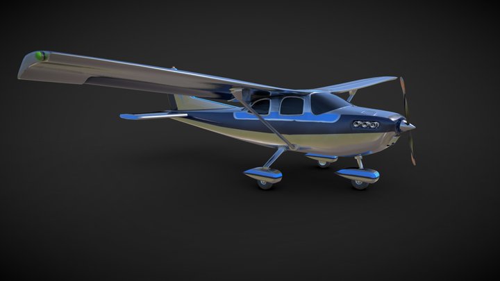 plane_low_poly 3D Model