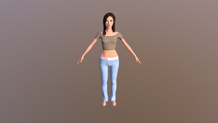Katherine Realistic 3D Model
