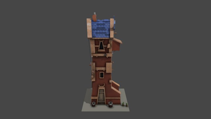 Moon House 3D Model