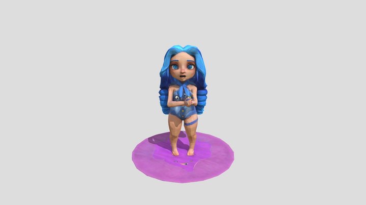 Blue Ocean Charm 3D Model