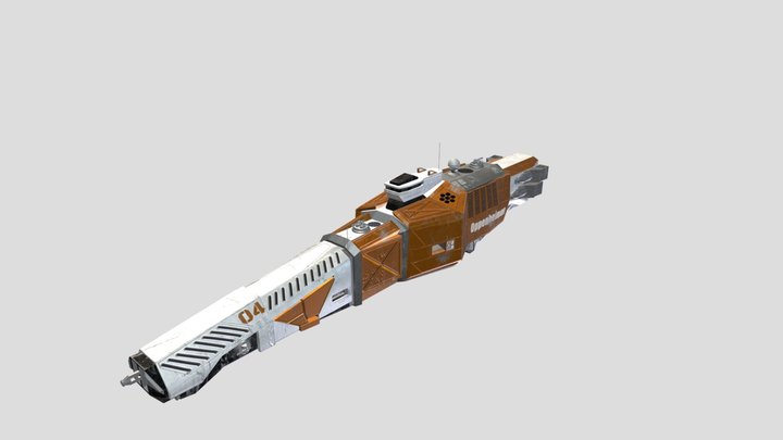 Space ship – Modello 3D gratuito STL