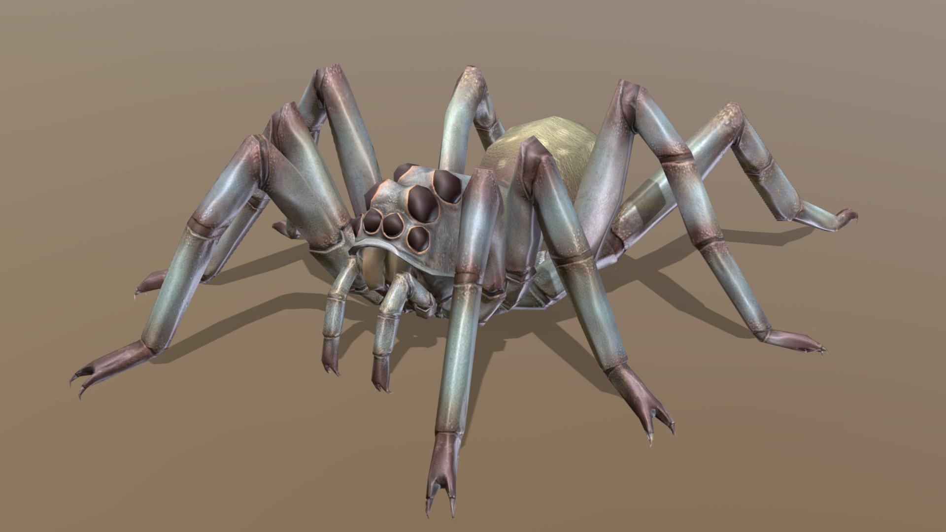 Spider Walk Animated Download Free 3d Model By Monstermod [6f46186