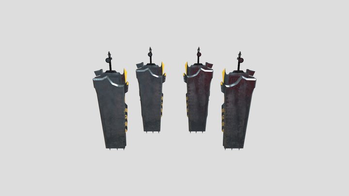 Rosmontis Swords 3D Model