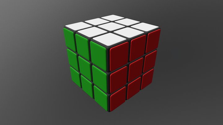 Rubik's Cube 3D Model