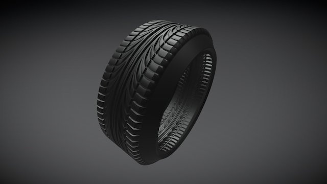 Pneu V2 3D Model
