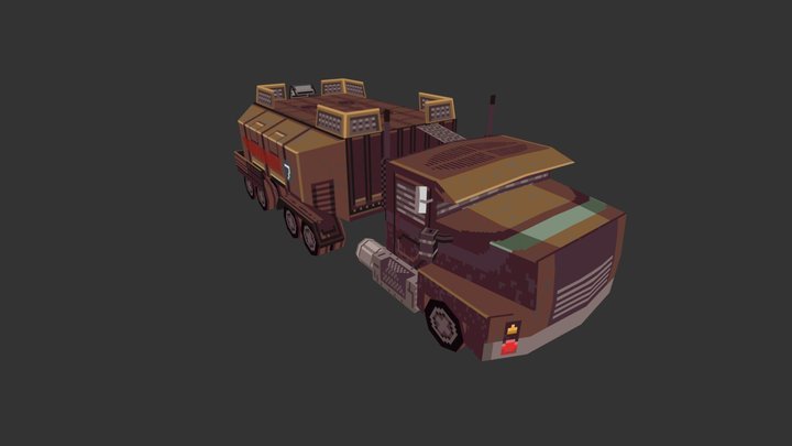 Dog Duty - Truck 3D Model