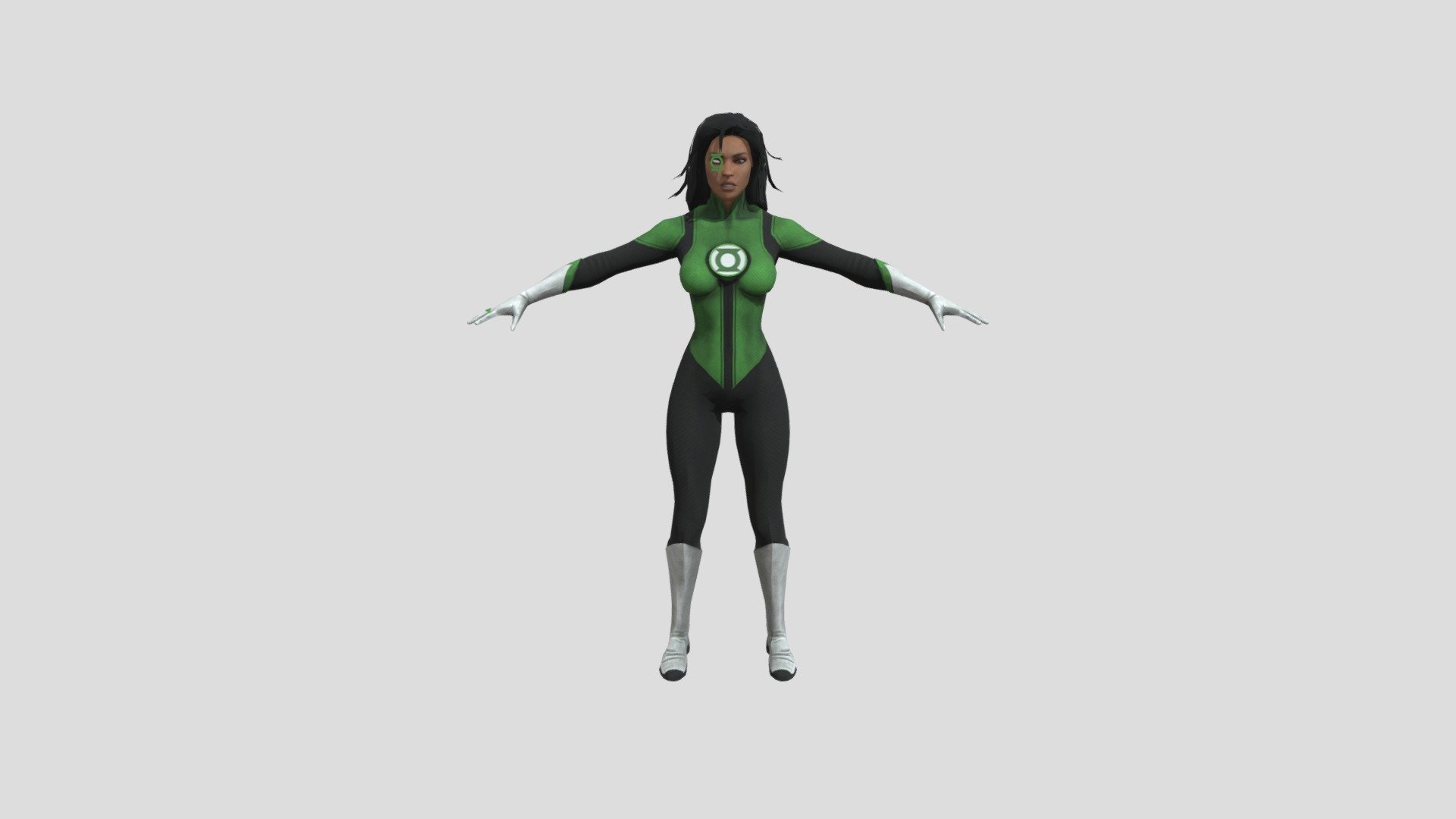 Female Green Lantern (Jessica Cruz) - Download Free 3D model by LilEbo ...