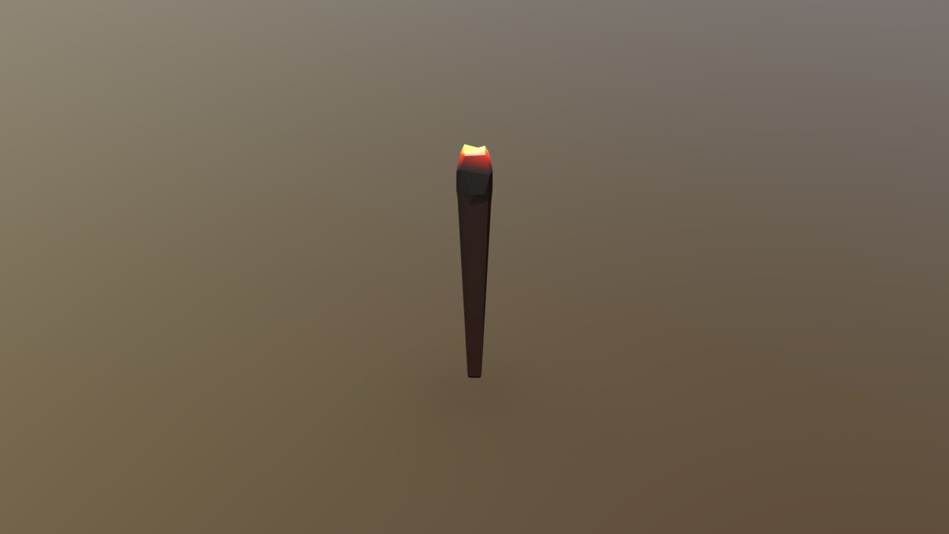 Vertex Painted Torch with light