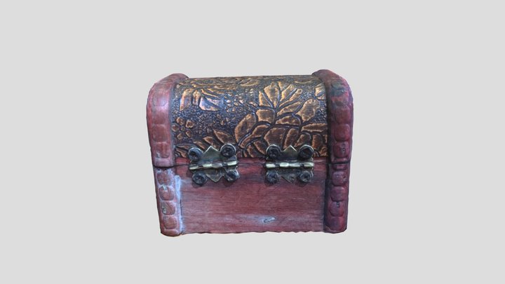Wooden Treasurechest 3D Model