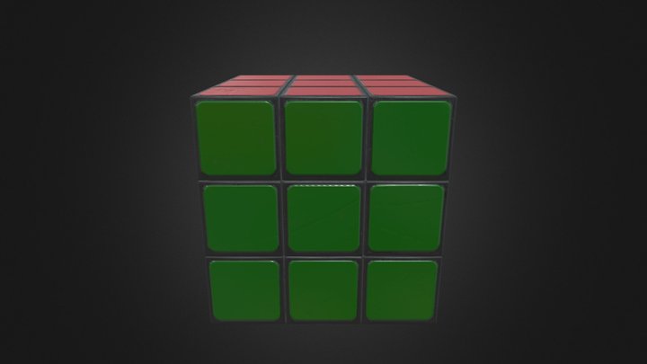 Rubik's Cube 3D Model