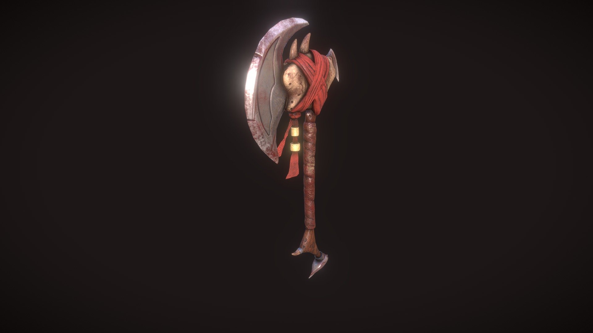 Gorefang, Axe of the Damned - 3D model by tehrainman [6f49f1d] - Sketchfab