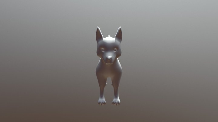 CGCookie Husky Puppy 3D Model