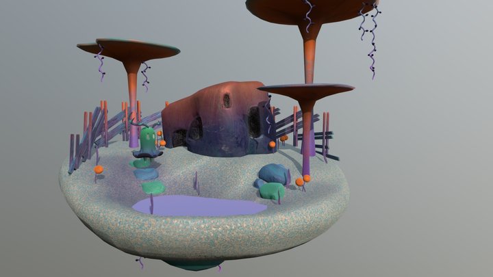 Environment and character 3D Model