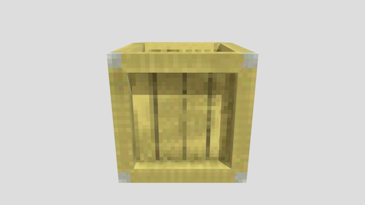 Wooden crate 3D Model