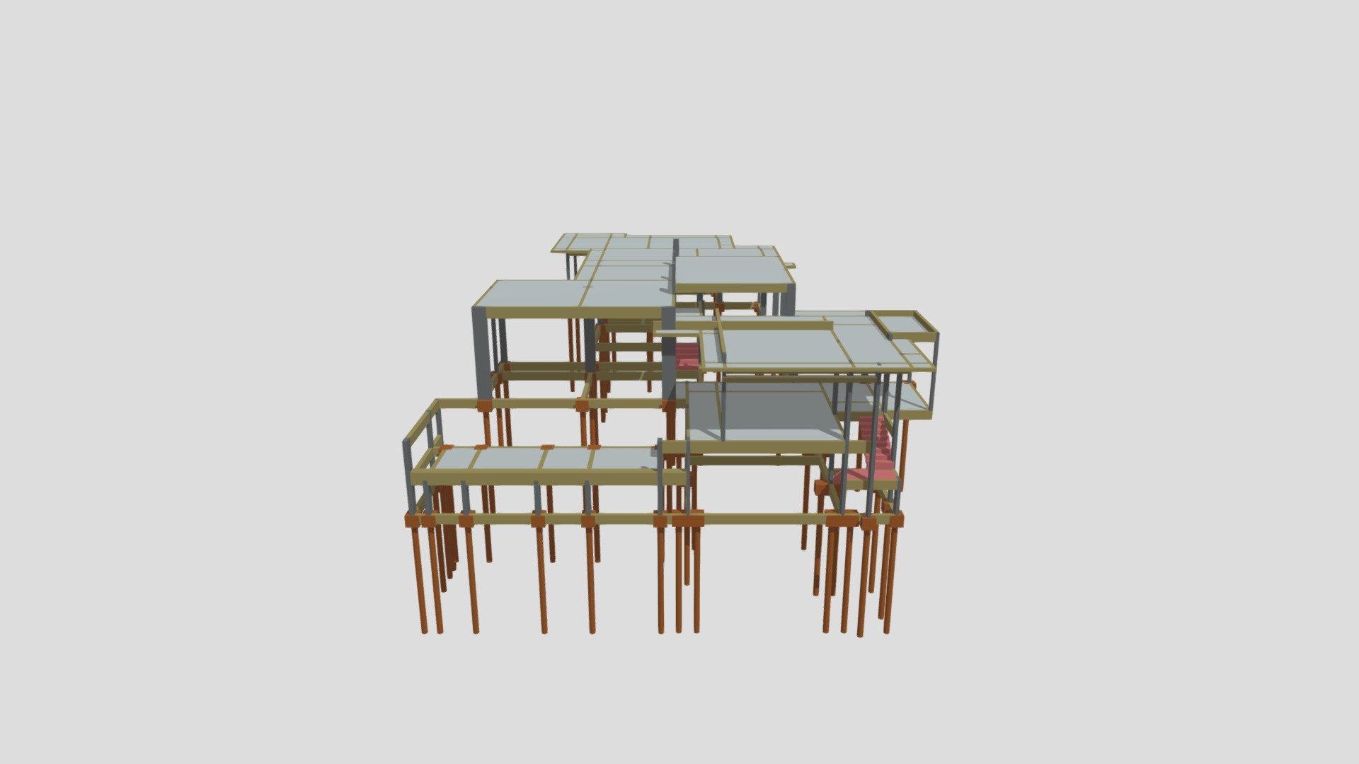 Modelo 3D Estrutural - Rodolfo E Juliana