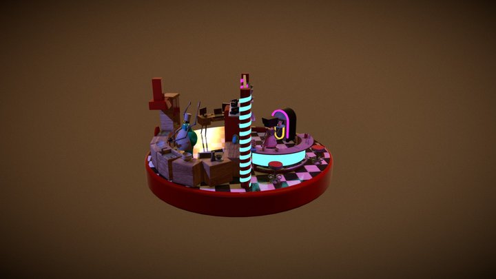 Diorama 3D Model