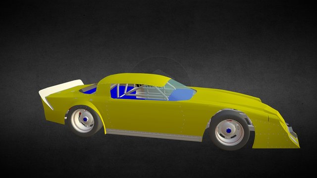 81 Camaro Super Late Model 3D Model