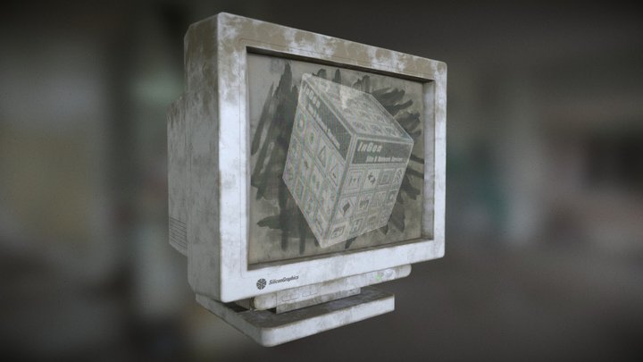 Old Monitor 3D Model