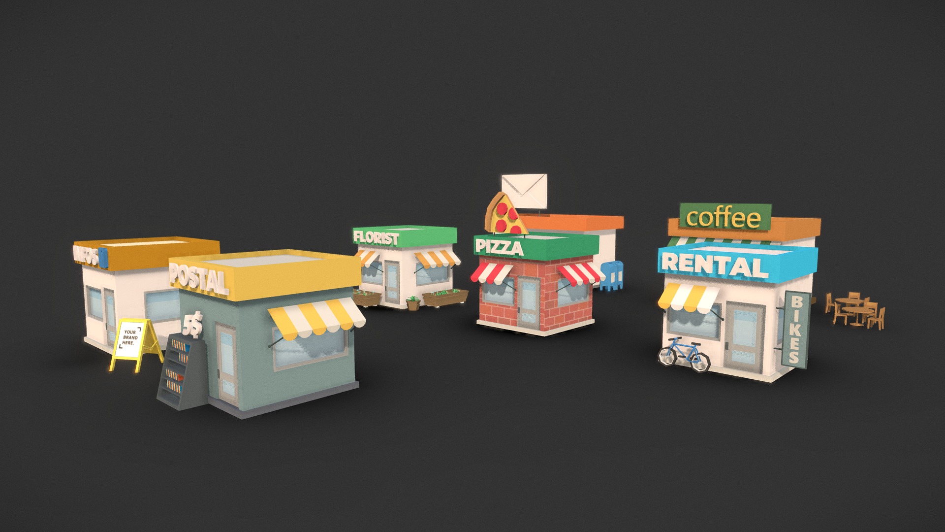ISOLAND - Commerce - 3D model by Physis.Studio (@phyis.studio) [6f4f203 ...