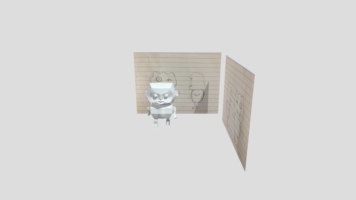 怪物走路 3D Model