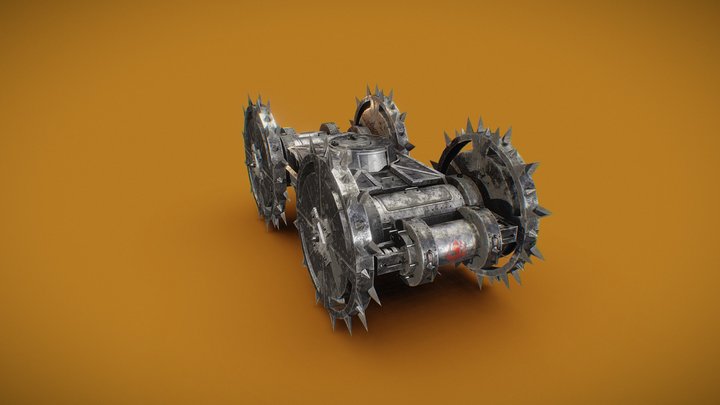Avatar the last air bender Fire Nation Tank – Free 3D Model STL