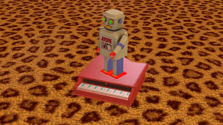 Jerome the Robot 3D Model