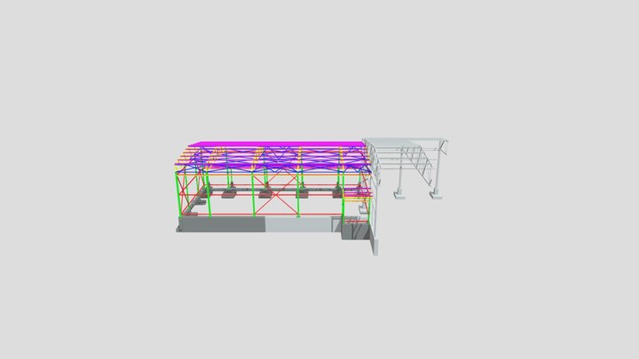 Склад 2 Холодильні камери 3D Model