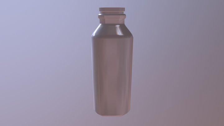Milk Bottle 3D Model