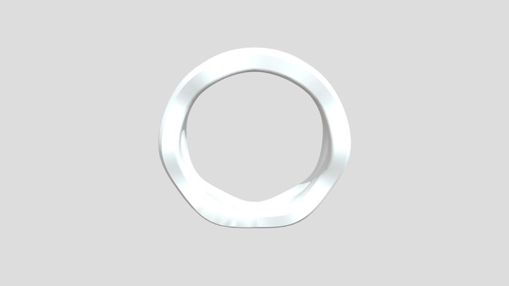 Ring light gold 3D Model