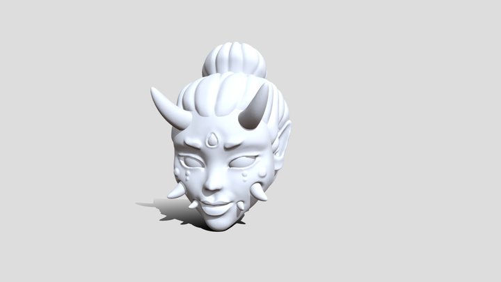 Hannya the demon 3D Model