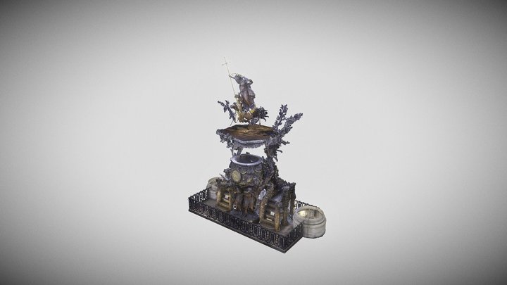 Brussels'Cathedral - Chair de vérité SS005 3D Model
