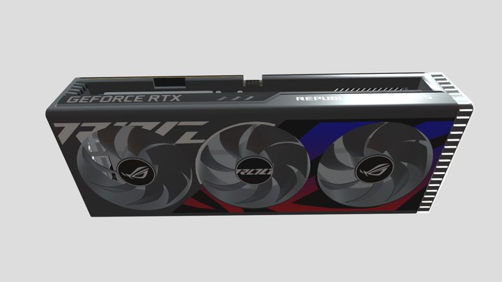 Asus ROG Geforce RTX 4090 v2.0 3D Model
