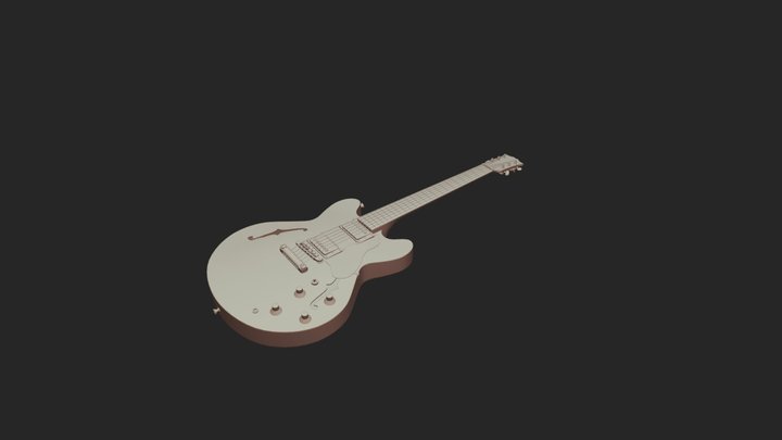 Guitare 3D Model