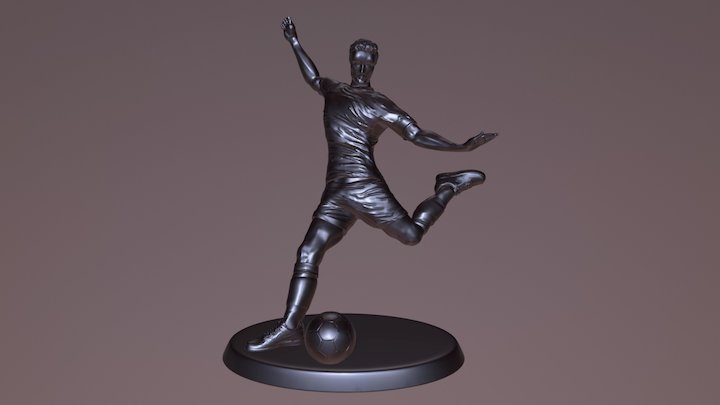 Soccer Player1 3D Model