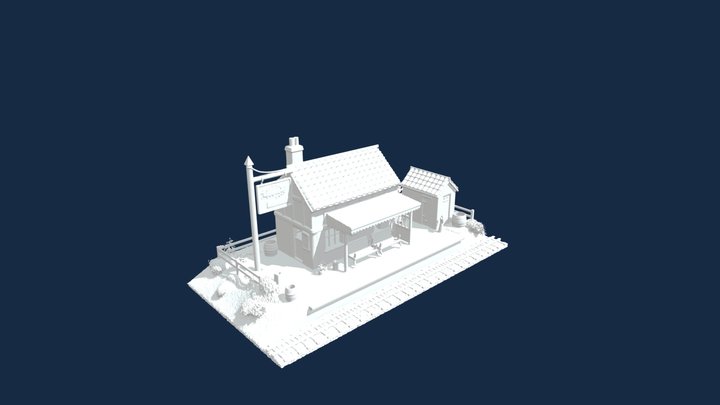Station_ Platform – Free 3D Model STL