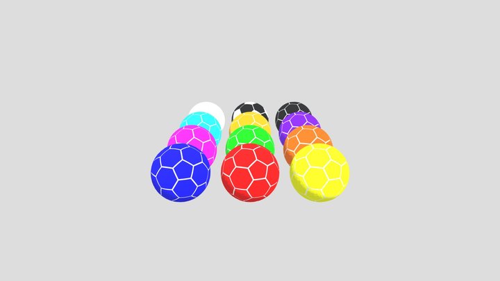 Balones de Futbol de Colores 2