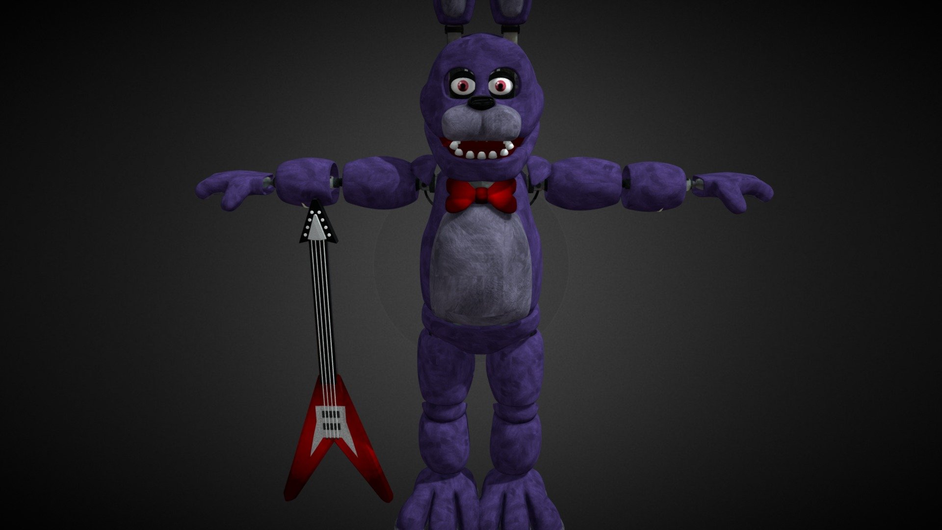 Bonnie The Bunny Five Nights At Freddys 1 Download Free 3d Model 