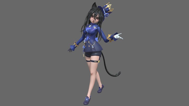 Trin - VRChat Anime avatar 3D Model