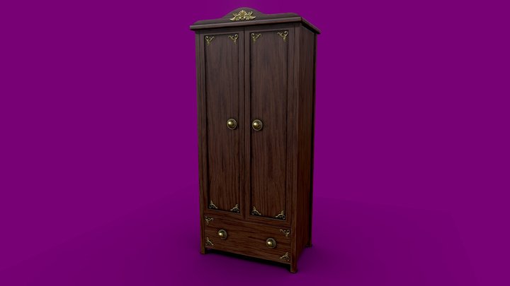 Old Wardrobe – Free 3D Model STL