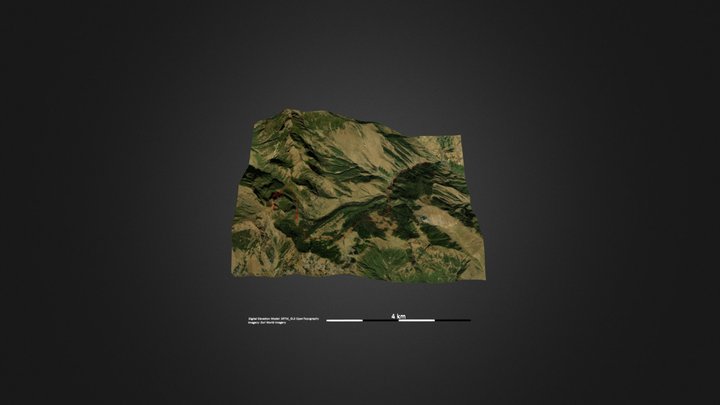 禄劝_轿子雪山（反穿线） – Free 3D Model STL