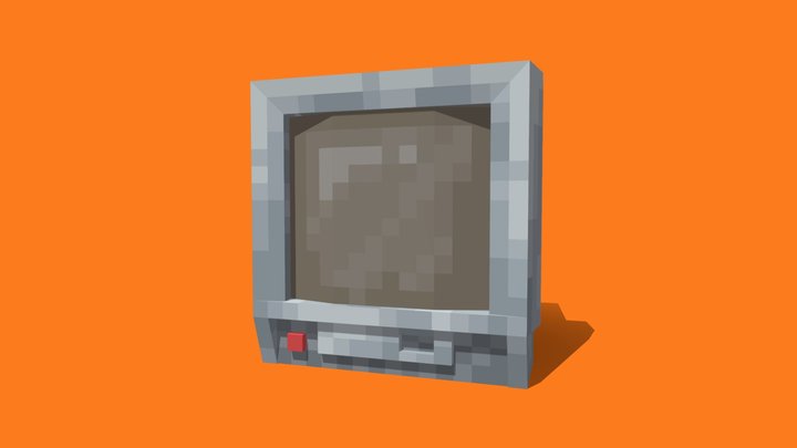 minecraft TV model 3D Model