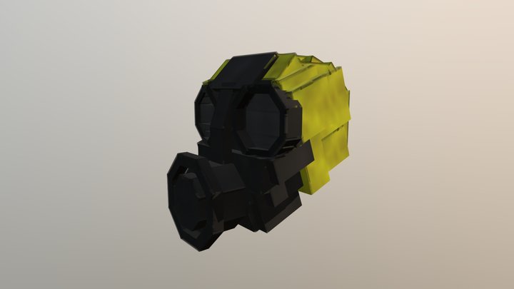 Hazmat Mask 3D Model