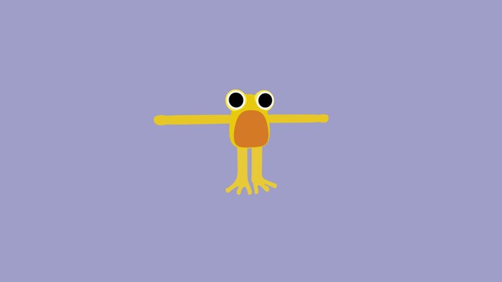 Frog Legs Model Remake 3D Model