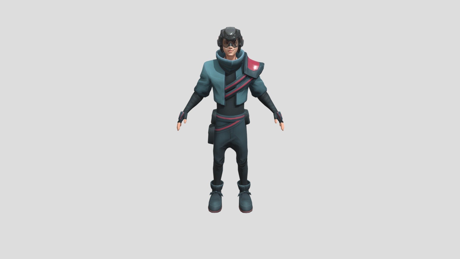Futuristic SCI-FI person