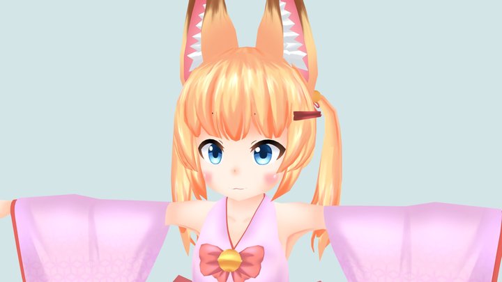 みここ(Mikoko) 3D Model