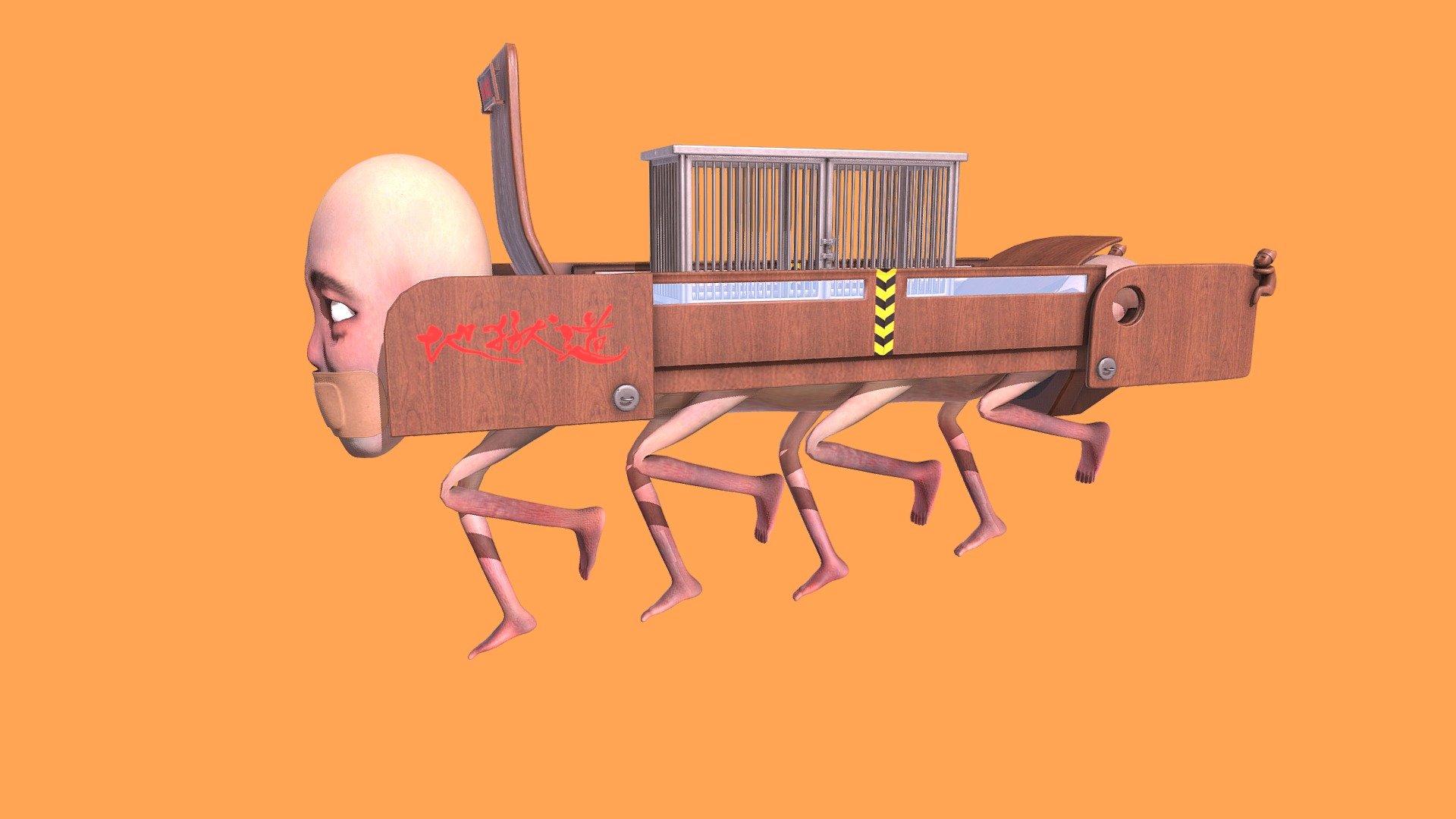 Trainman Long 08 181016 T F Run 2 - 3D model by Vincent Yip (@vincent ...