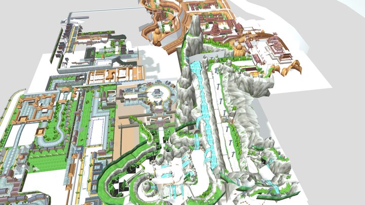 kartrider Dragon Sanctuary (China) (china_R09) 3D Model
