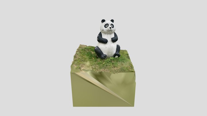 Panda_ParkSatue_iPhone_RealityScan 3D Model
