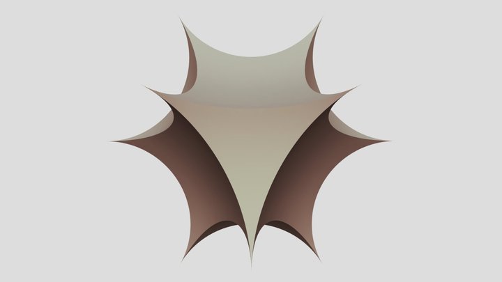 Hyperbolic Cuboctahedron 3D Model